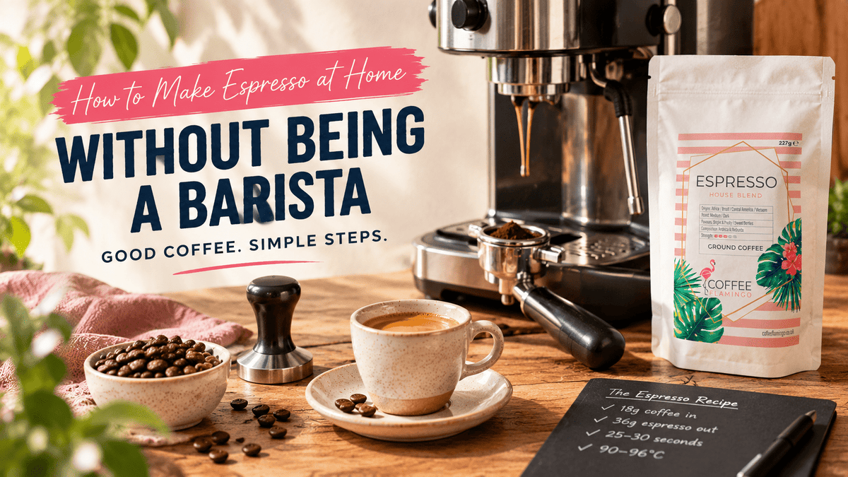 How to Make Espresso at Home Without Being a Barista - Coffee Flamingo