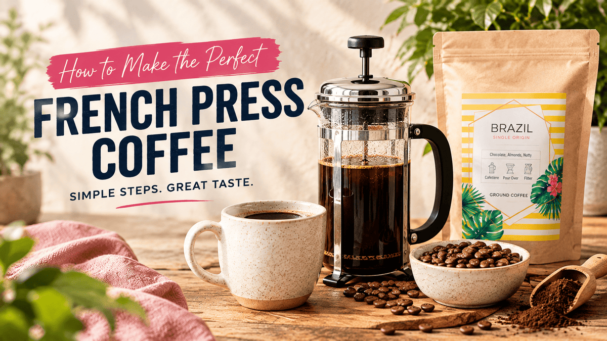 How to Make the Perfect French Press Coffee: The Ultimate Cafetière Guide - Coffee Flamingo