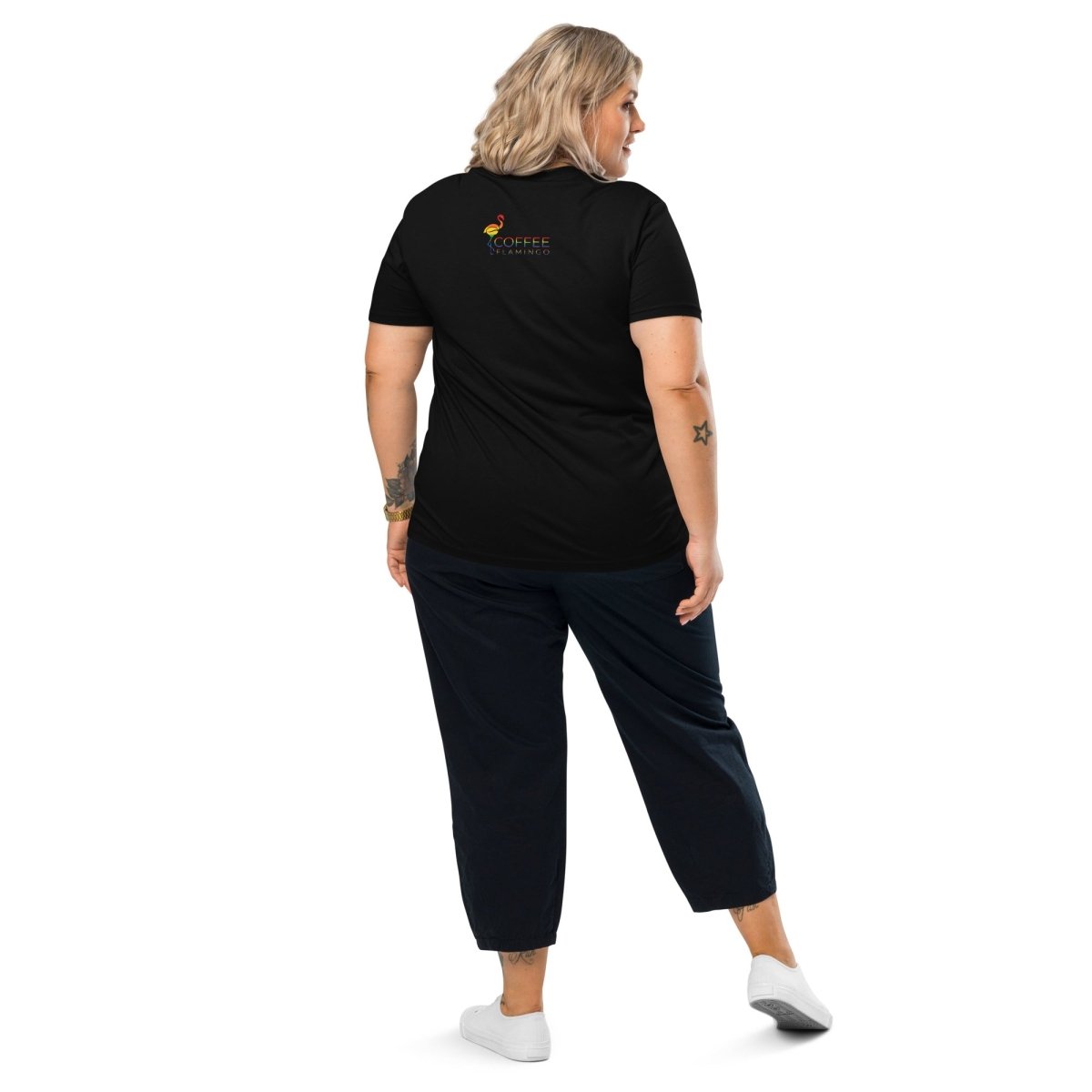 Unisex Espresso Yourself T-shirt - Coffee FlamingoWhiteS