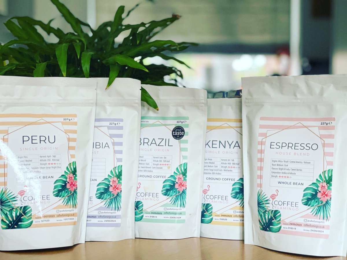 World Tour Taster - 4 Coffee Bundle - Coffee FlamingoWhole Bean