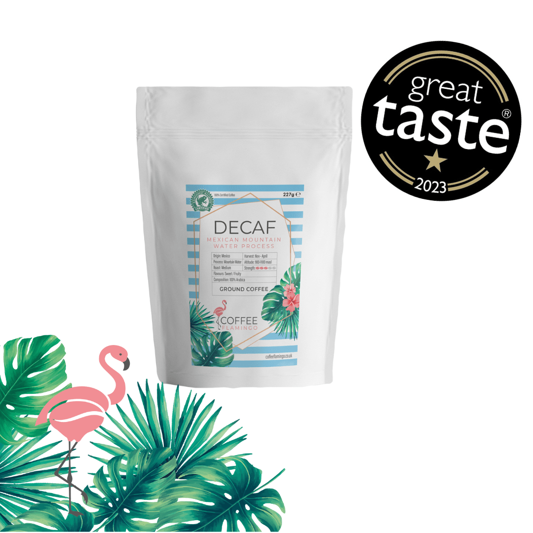Great Taste Award for our Decaf - Coffee Flamingo