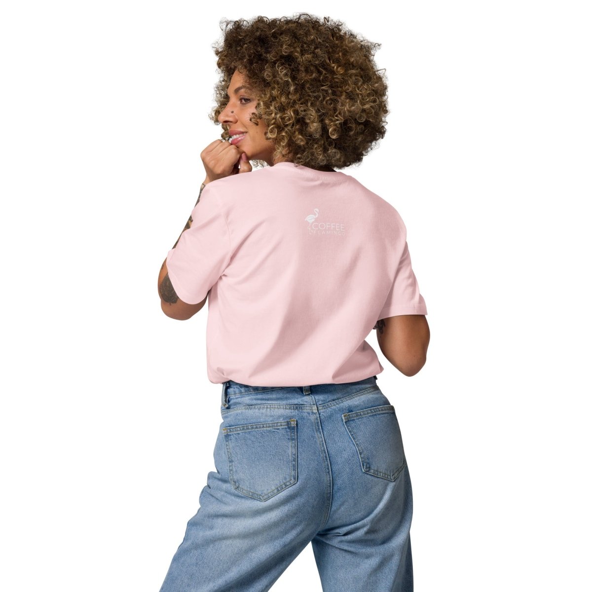 Classic Coffee Flamingo Unisex Tee - Coffee FlamingoPinkS