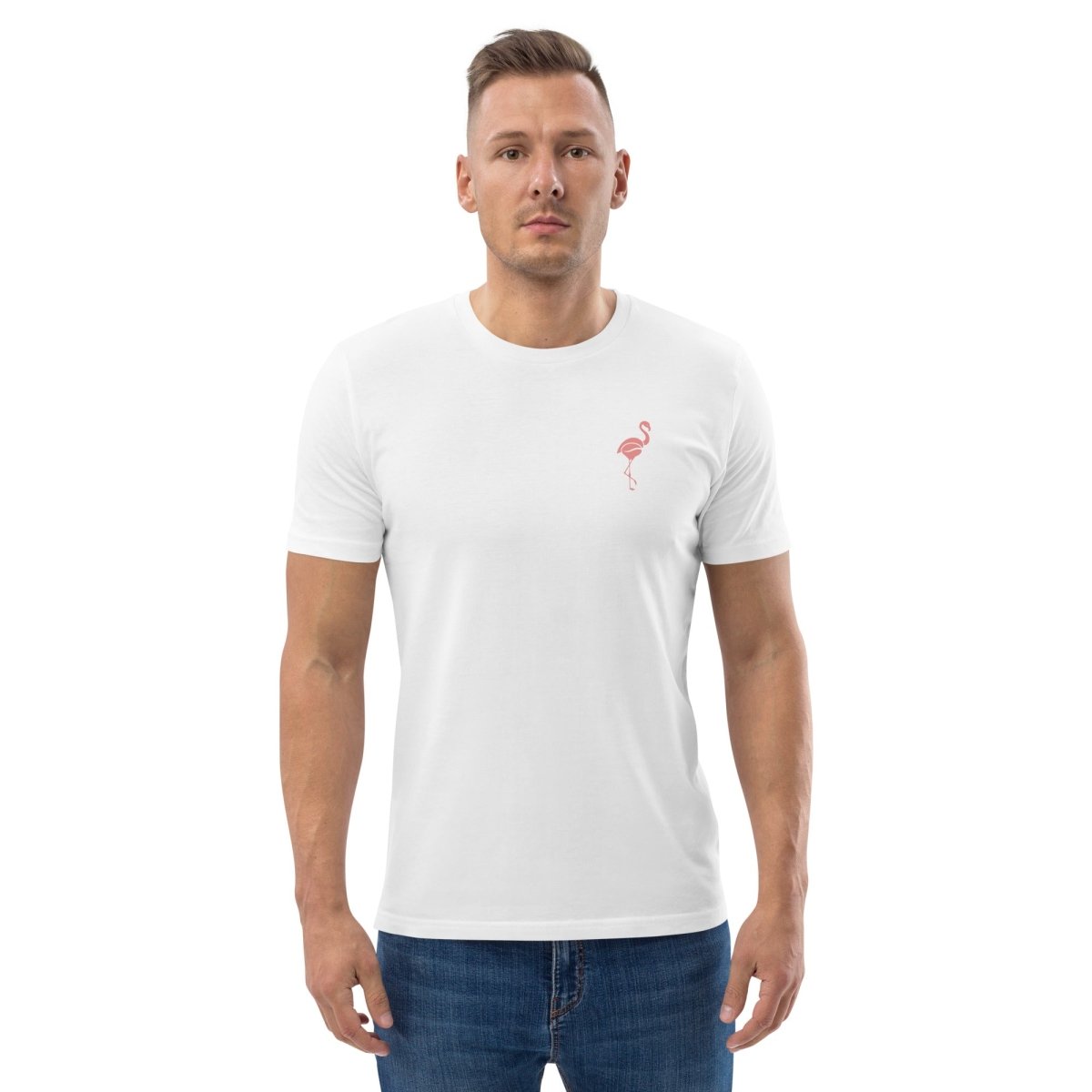 Classic Unisex Coffee Flamingo Tee - Coffee FlamingoS