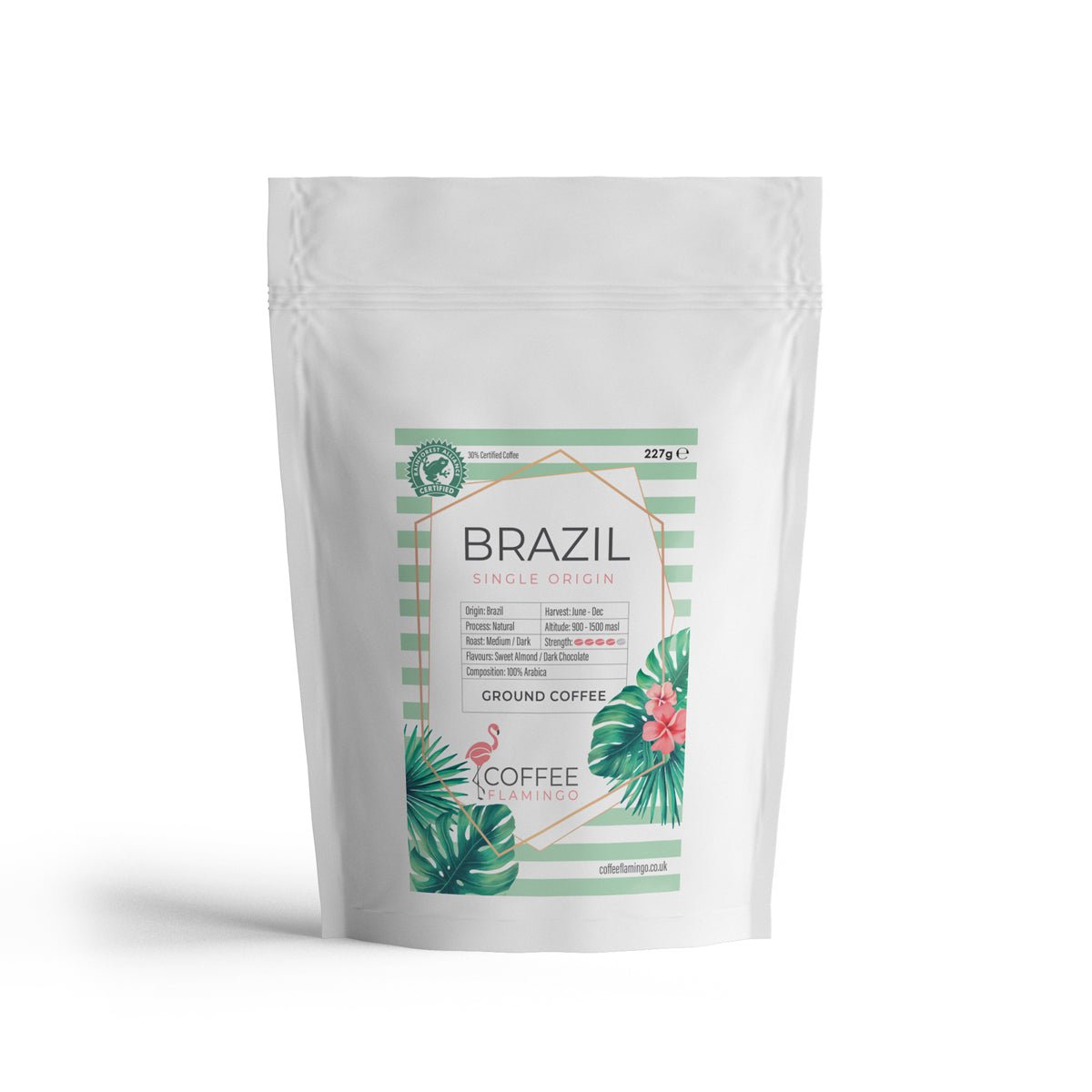 Award Winning Brazil - Coffee Flamingo227gBean