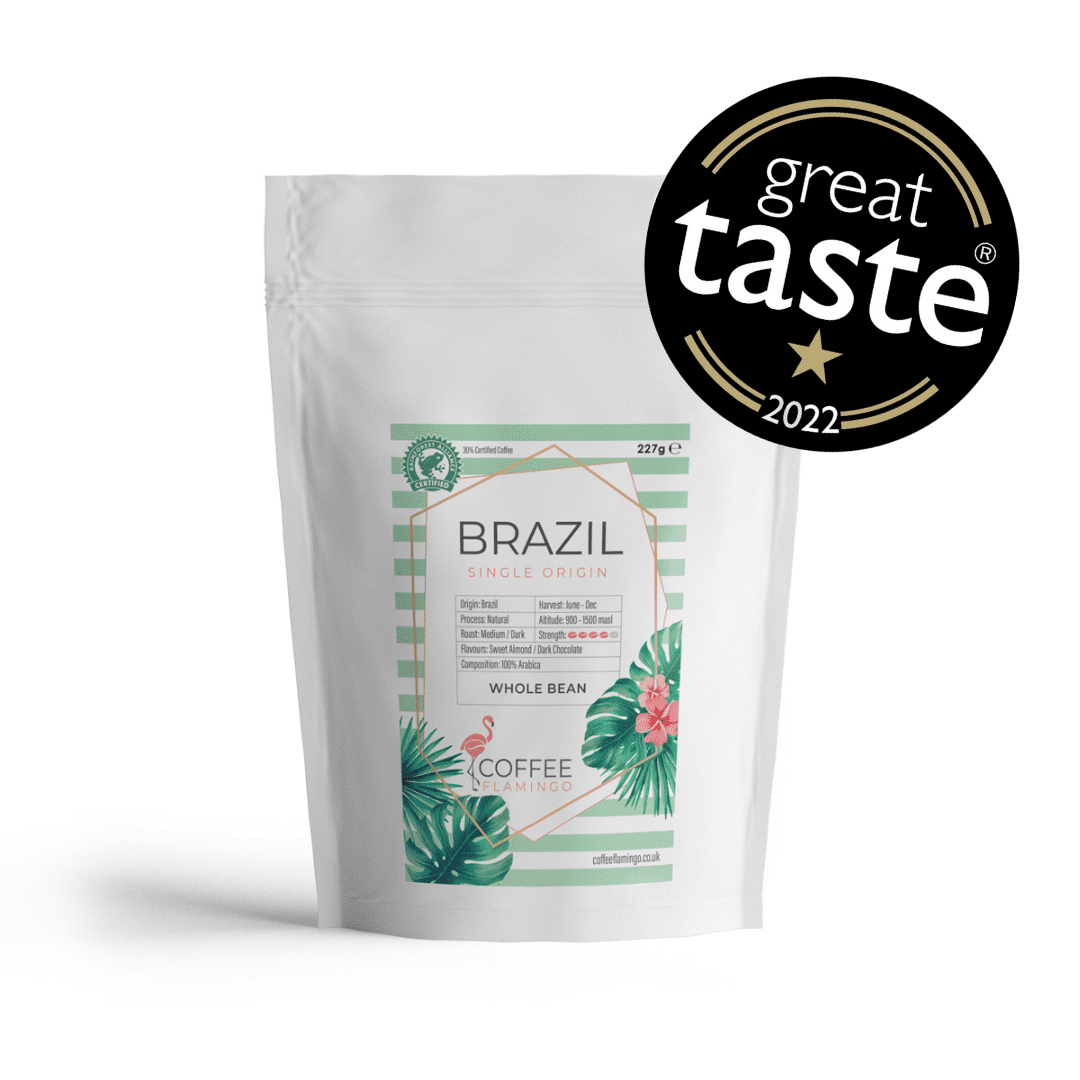 Award Winning Brazil - Coffee Flamingo227gBean
